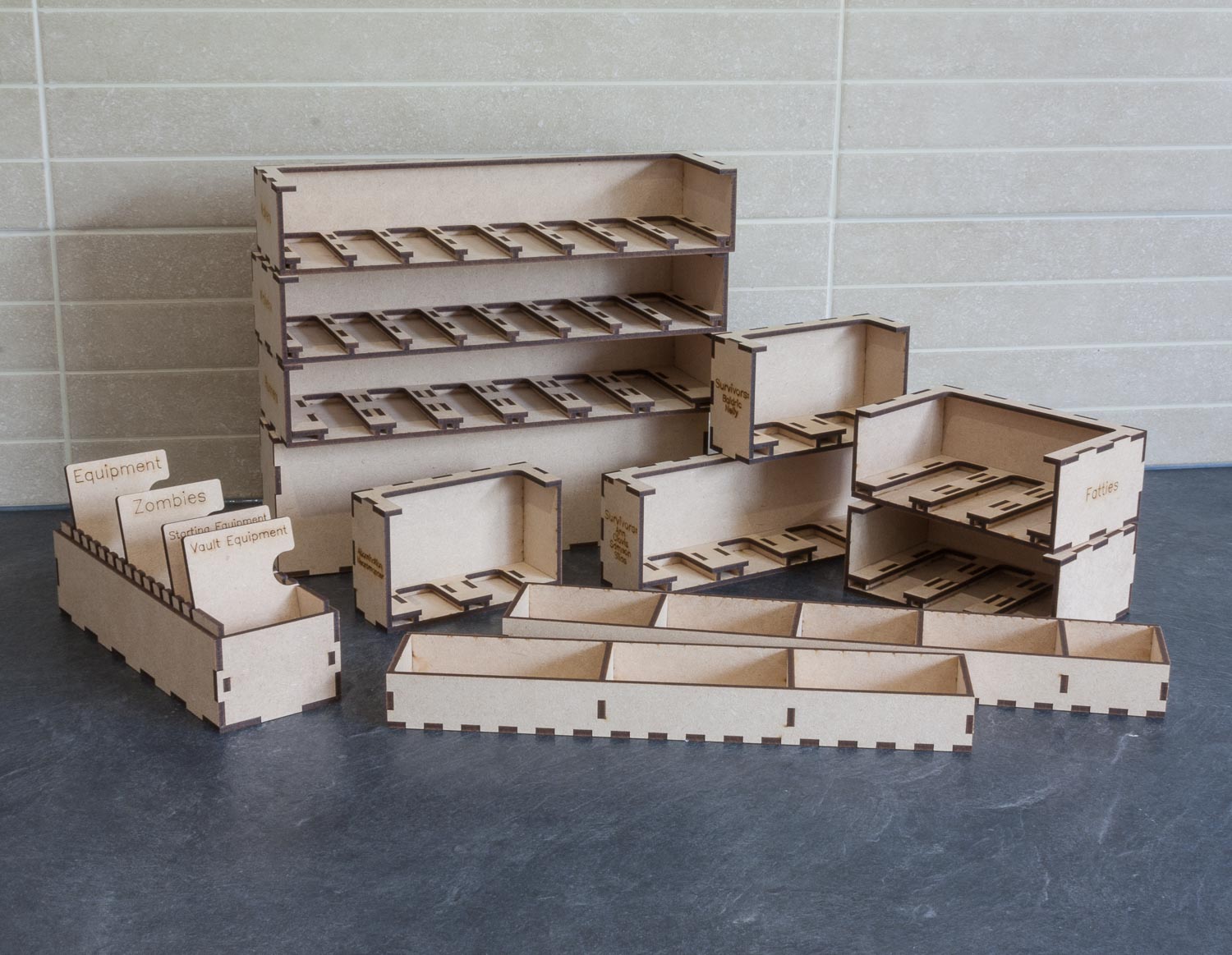 Zombicide Black Plague Box Organiser and Storage