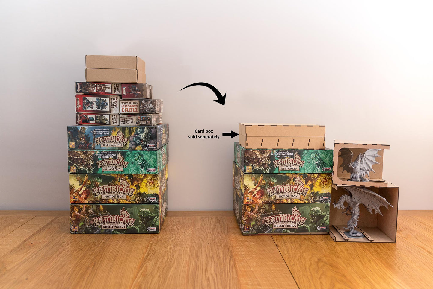 Zombicide Green Horde Kickstarter Box Insert image 0