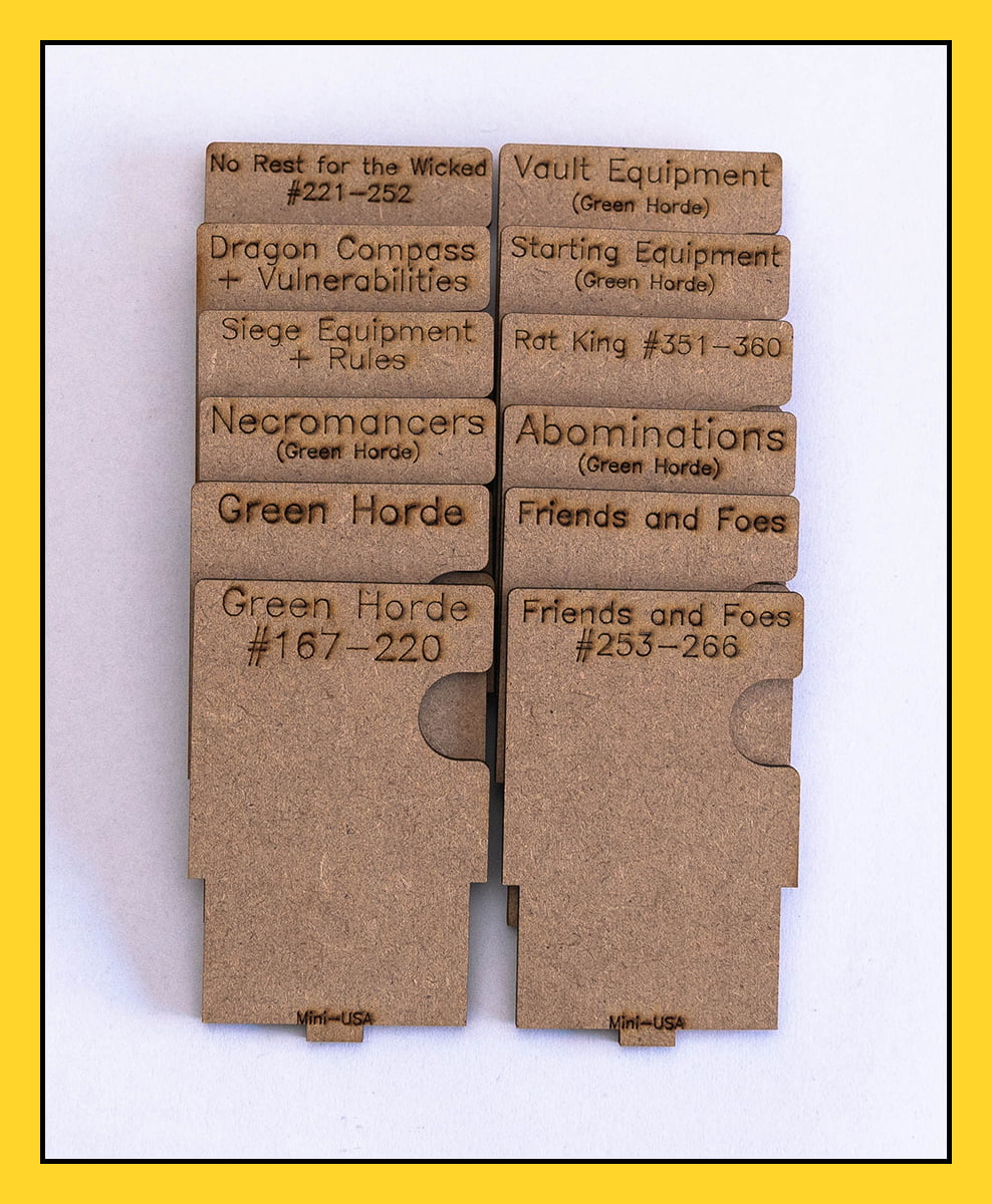 Zombicide: Green Horde Dividers image 0