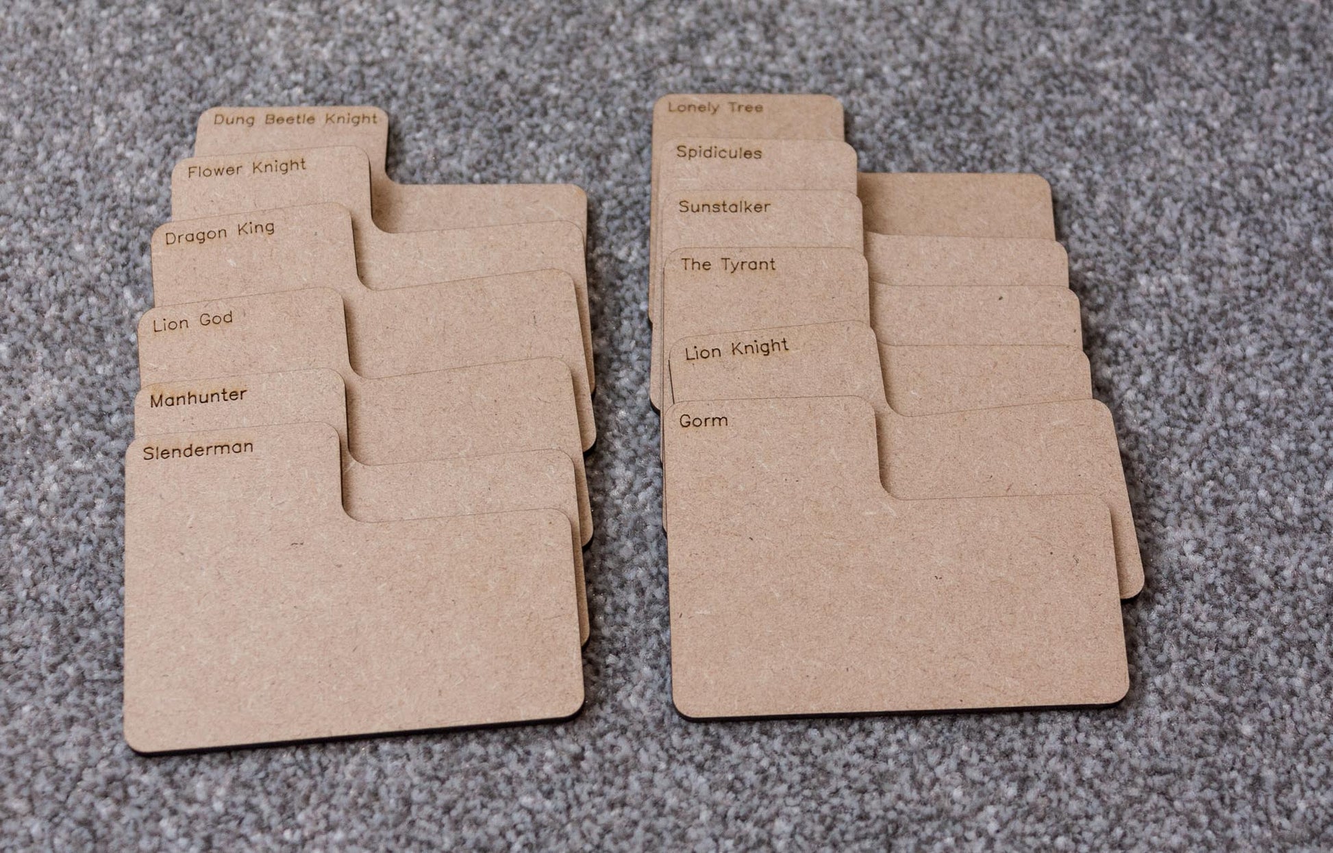 KDM Original Expansions Monster Dividers image 0