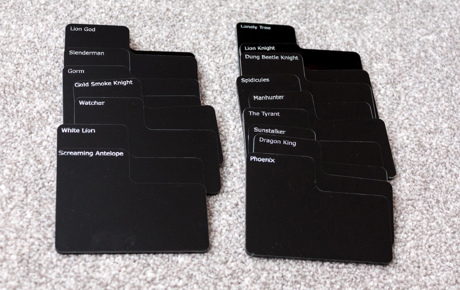 KDM Original Expansions Monster Dividers image 1