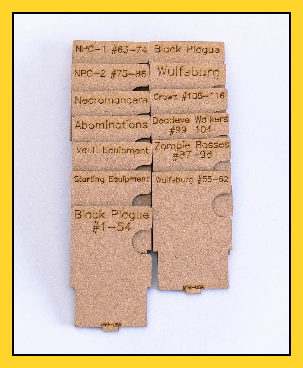 Zombicide: Black Plague Dividers image 0