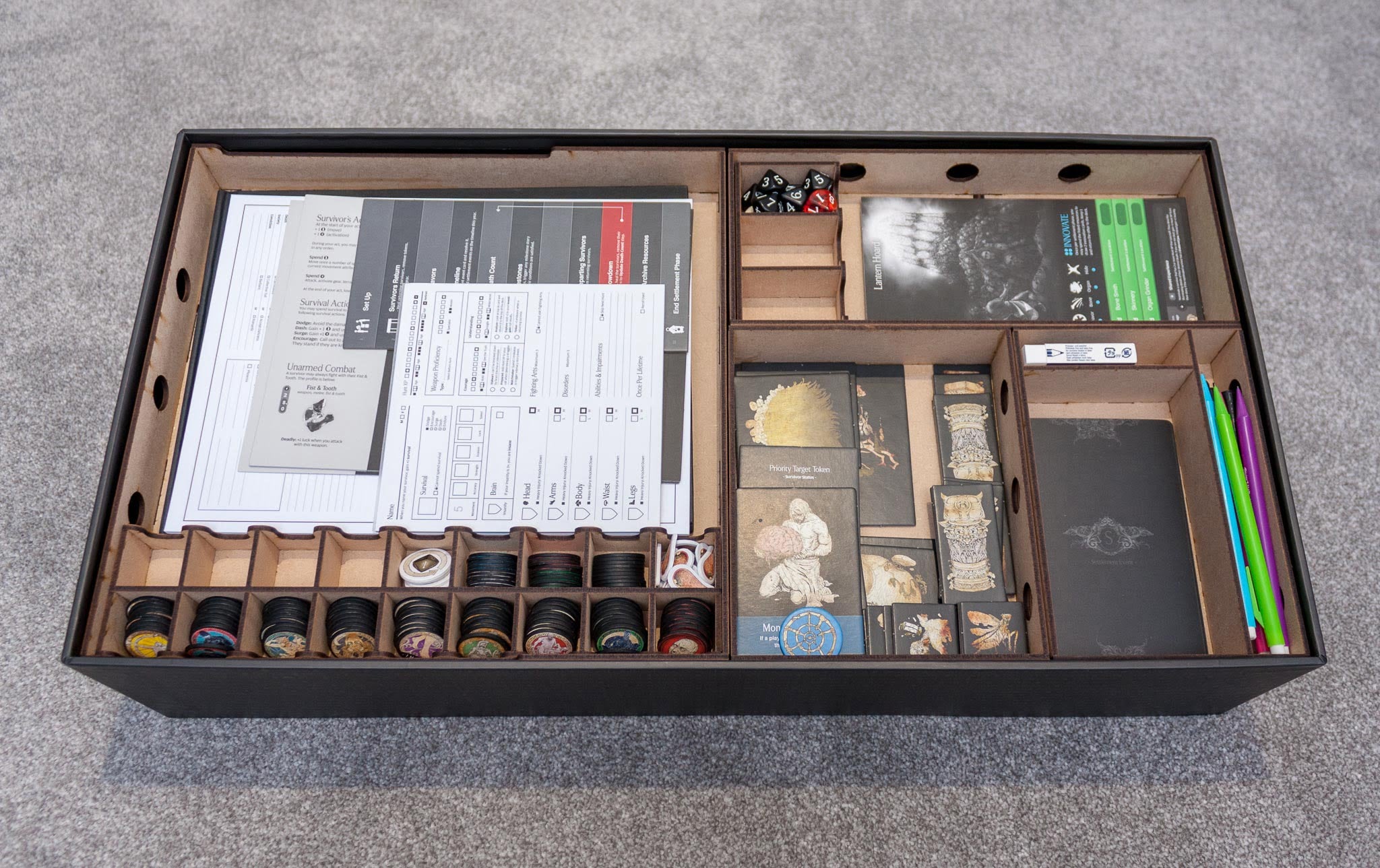 Kingdom Death: Monster Box Insert – Xelaser