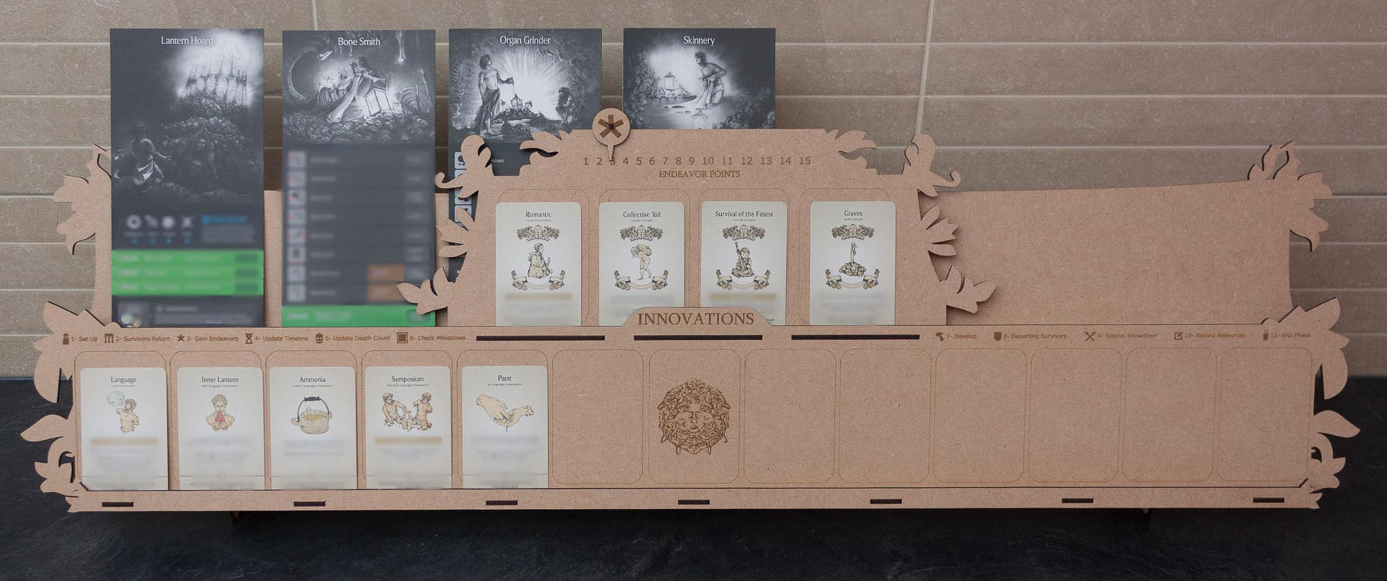 Kingdom Death Monster Settlement and Hunt Board image 9