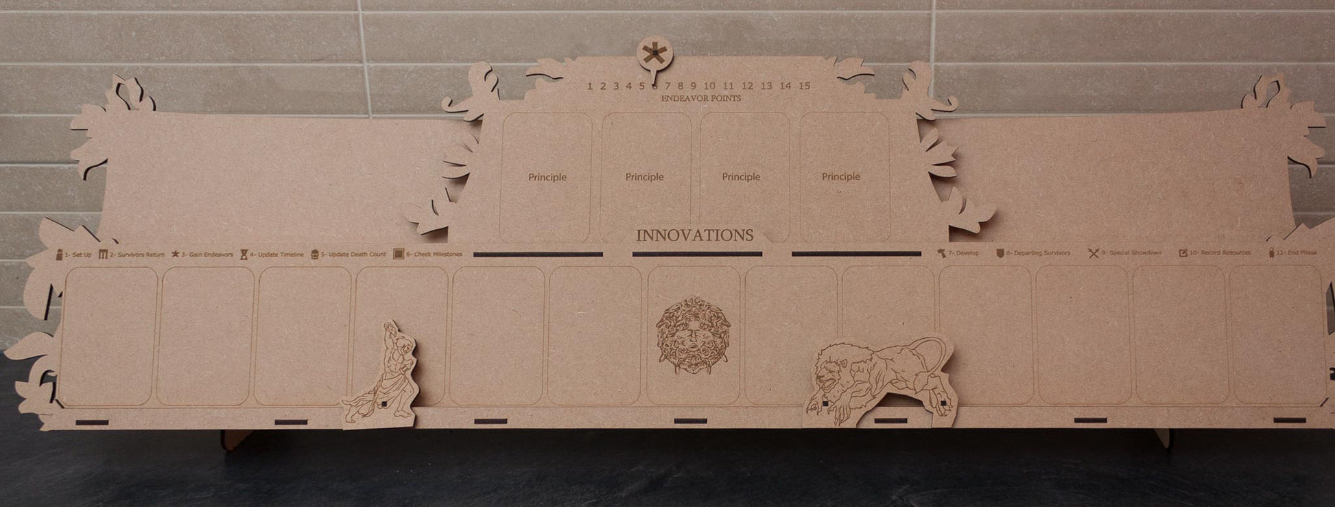 Kingdom Death Monster Settlement and Hunt Board image 2