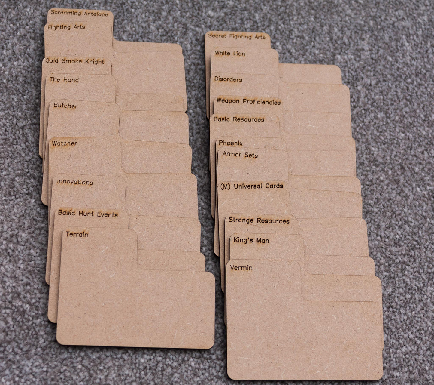 KDM Core Monster Dividers image 0