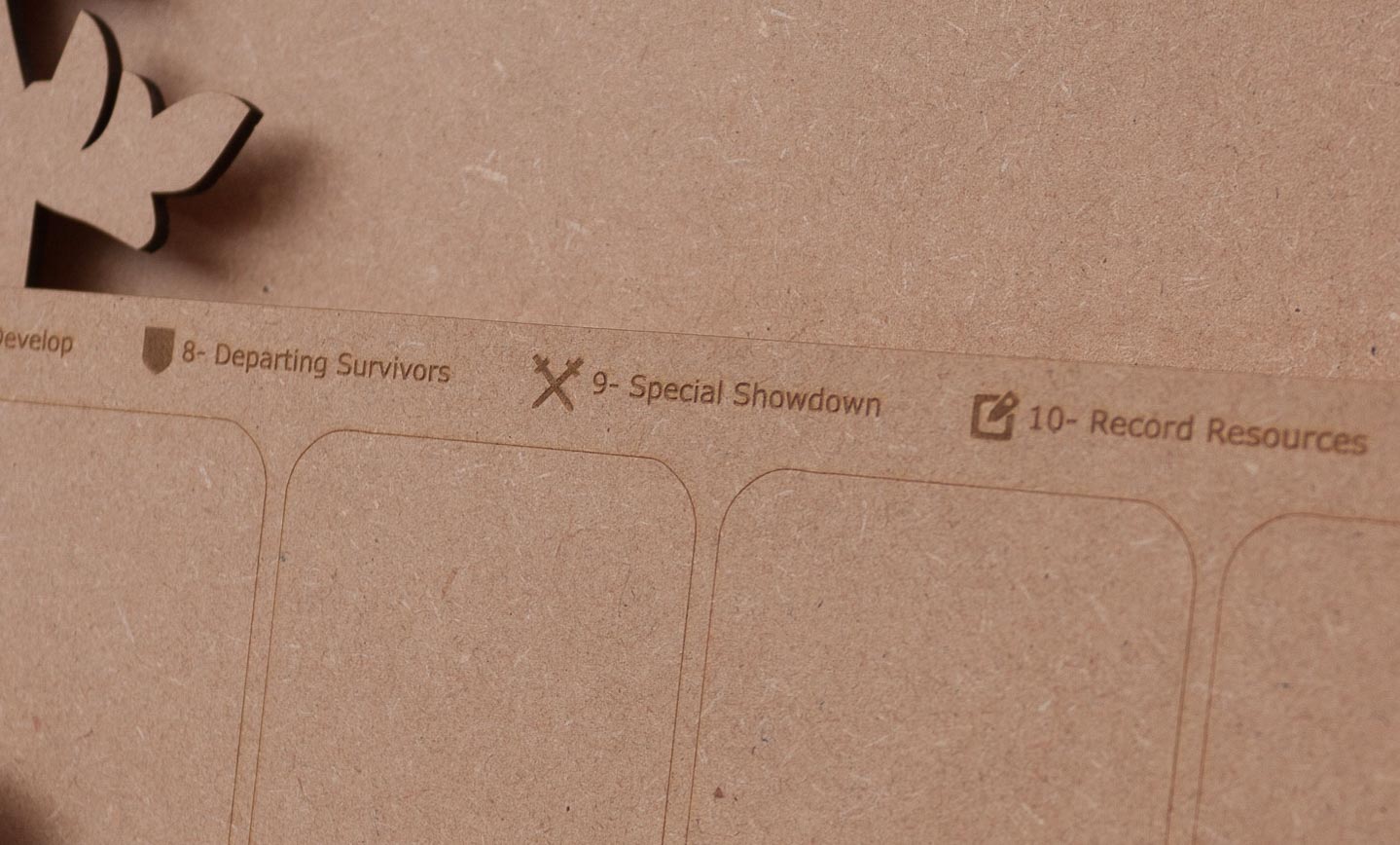 Kingdom Death Monster Settlement and Hunt Board image 6