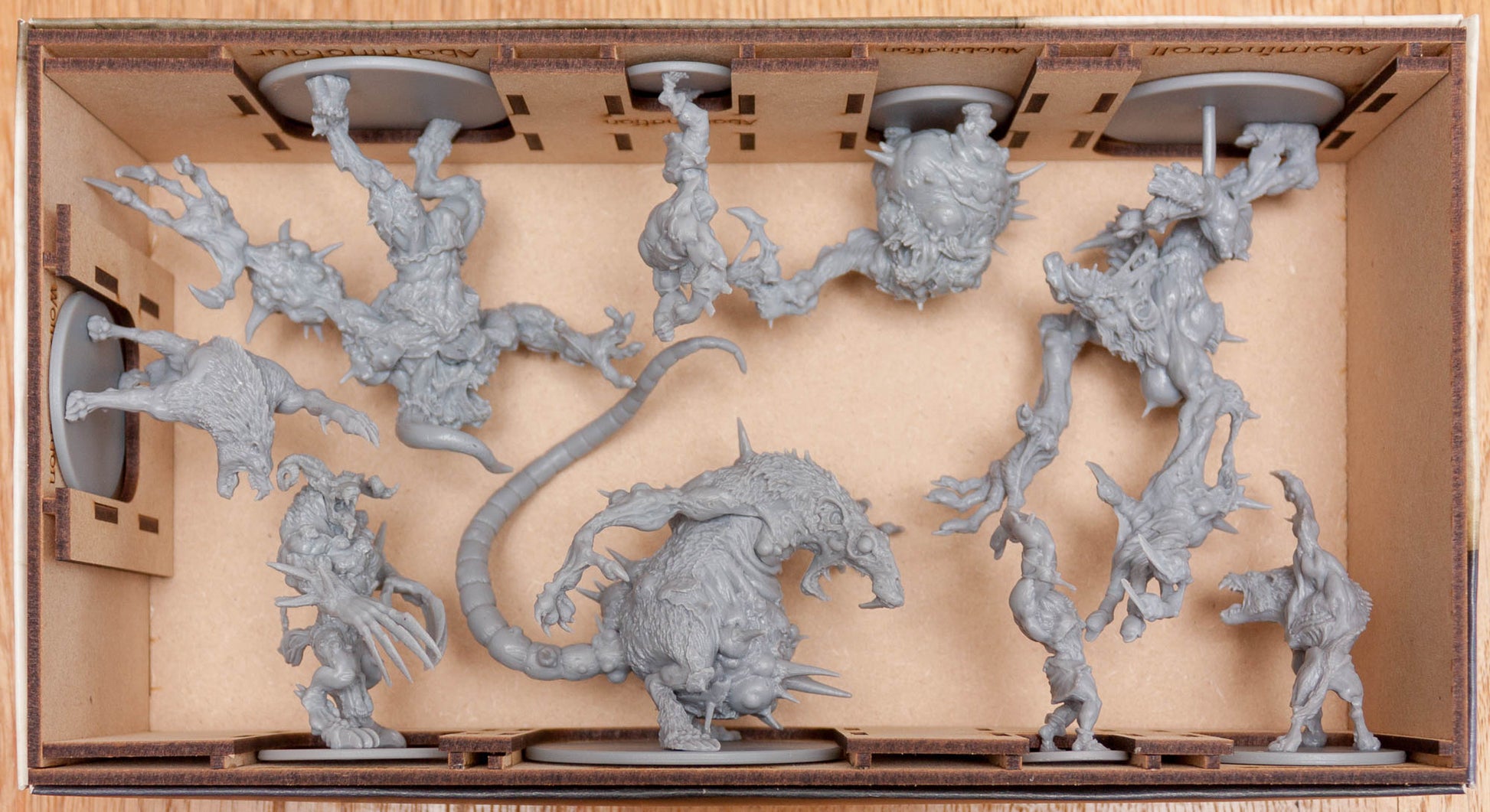 Zombicide Black Plague Zombie Bosses Box Insert image 0