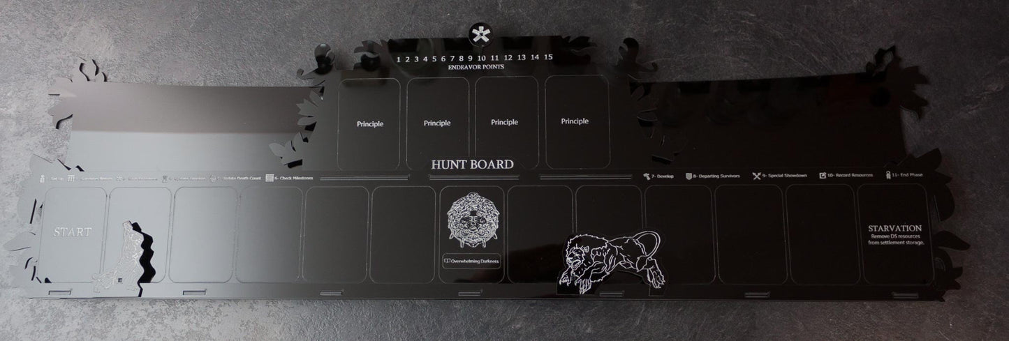 Kingdom Death Monster Settlement and Hunt Board image 3