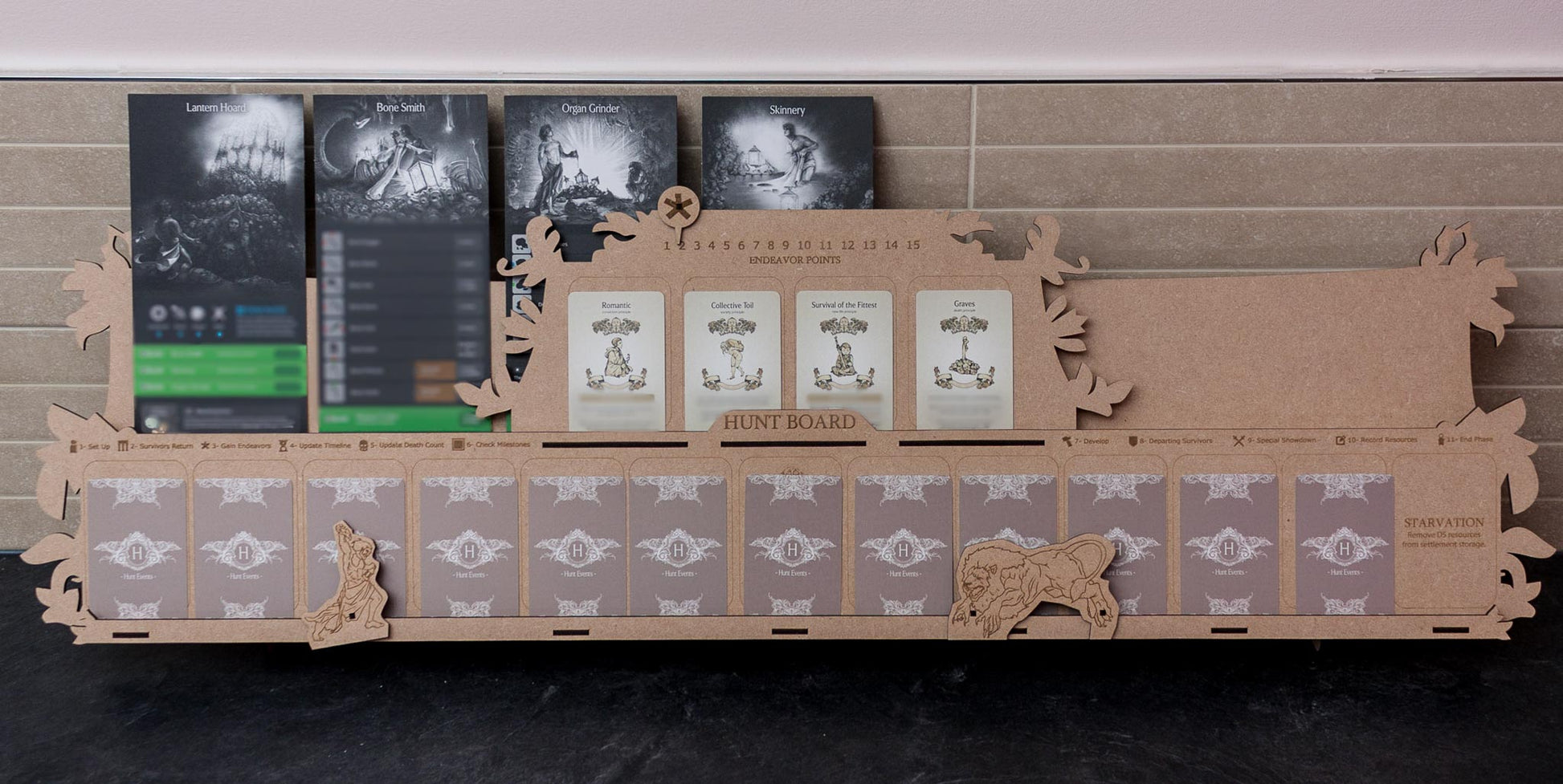 Kingdom Death Monster Settlement and Hunt Board image 8