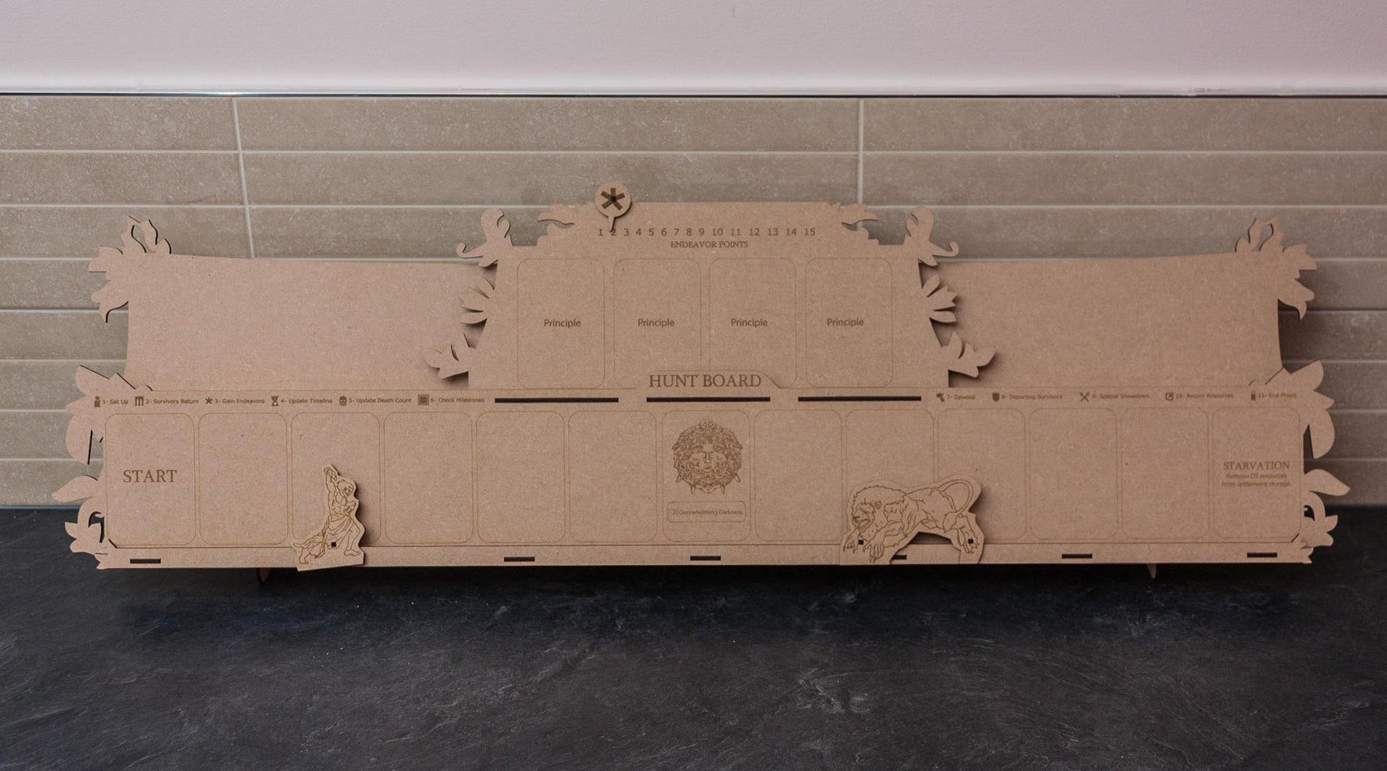 Kingdom Death Monster Settlement and Hunt Board image 1